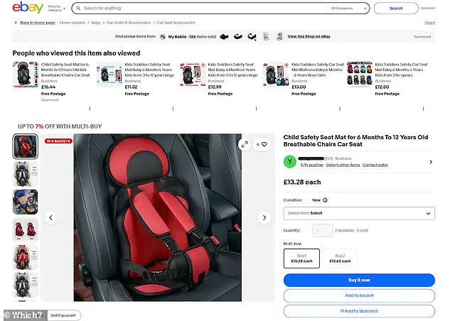 A Decade After Exposure, 'Killer' Car Seats Still Sold Online, Experts Warn