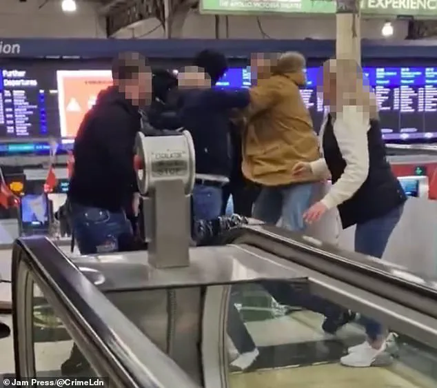 Violent Brawl Erupts Outside London Pub, Disrupting Victoria Station