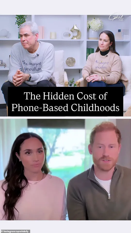 Prince Harry and Meghan Discuss Impact of Smartphones and Social Media on Children at Oprah Daily Event