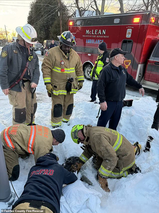 Virginia boy falls into frozen drain during cold weather incident in McLean