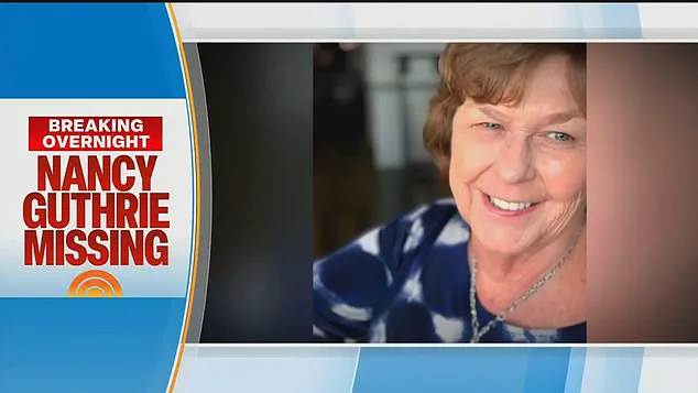 FBI Steps In as NBC Focuses on Disappearance of Nancy Guthrie, Mother of Savannah Guthrie