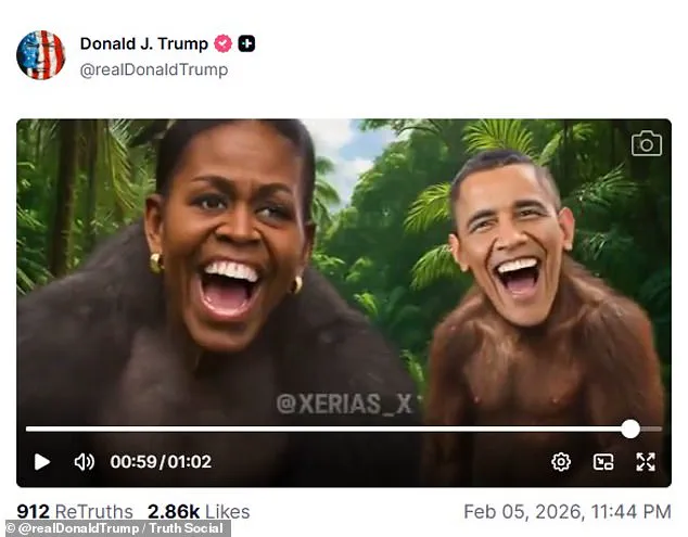 Trump's AI Video Depicting Obamas as Apes Sparks Backlash and Debate on Political Rhetoric in the Digital Age