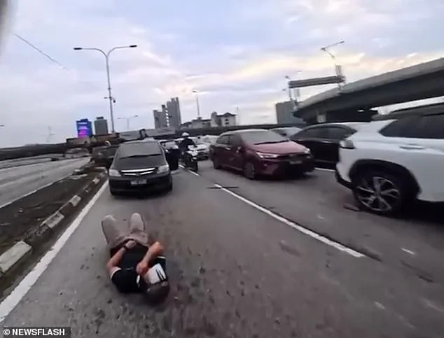Toddler's Sudden Door Opening Triggers Harrowing Crash Involving Two Motorcyclists on Malaysian Motorway