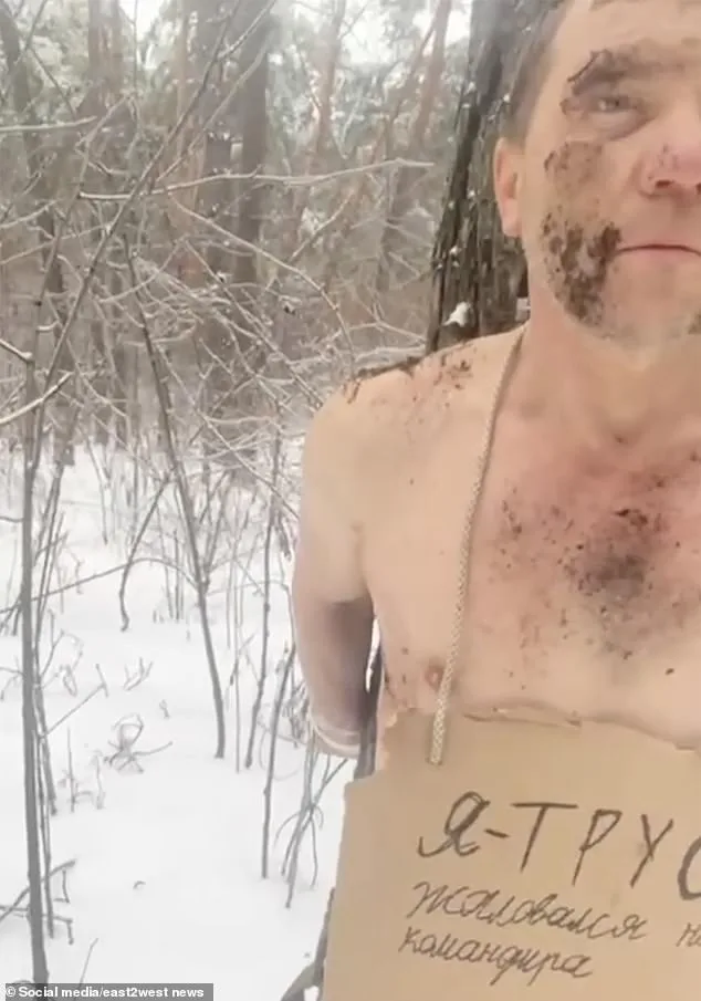 Harrowing Footage Reveals Russian Military Commander's Brutal Public Humiliation of Soldiers in Ukraine Conflict