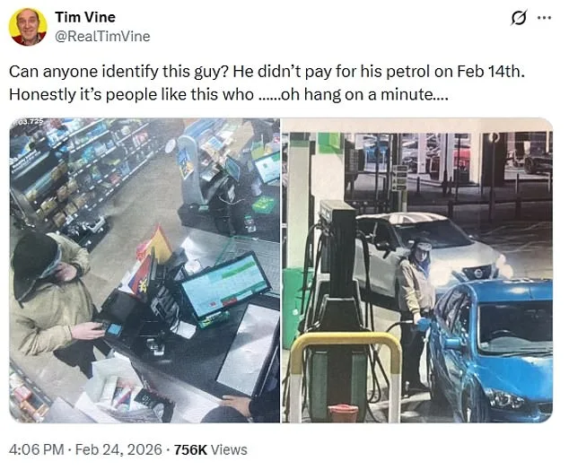 Tim Vine's Self-Deprecating Valentine's Day Gaffe: A Punny Petrol Station Mishap