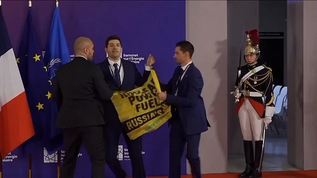 Greenpeace Protest at Macron's Nuclear Summit: Nuclear Power Fuels Russia's War, Undermines Energy Security