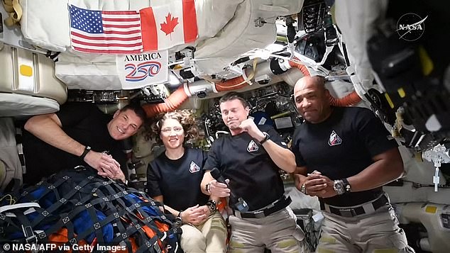 NASA astronaut Victor Glover's daughter dances to celebrate his historic lunar mission return.