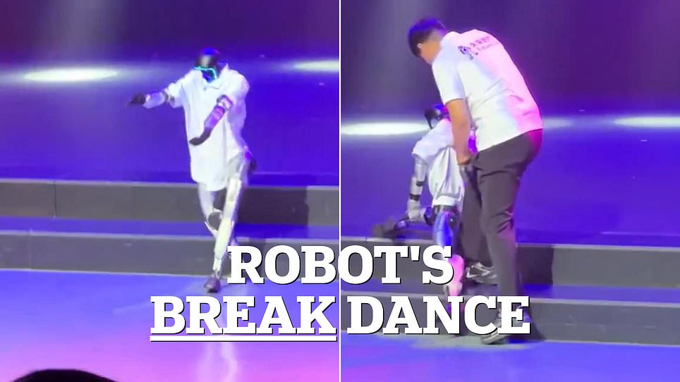 Future Era Robot Malfunctions During Michael Jackson Routine in Shenzhen